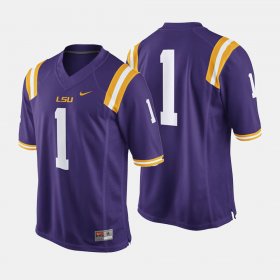 #1 College Football LSU Men's Purple Jersey 760078-342 #1 College Football LSU Men's Purple Jersey 760078-342