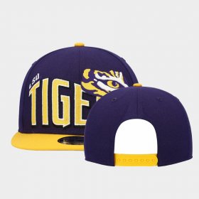 Team Logo Tigers Two-Tone Vintage Wave 9FIFTY Snapback Unisex Purple Hat 382747-339 Team Logo Tigers Two-Tone Vintage Wave 9FIFTY Snapback Unisex Purple Hat 382747-339