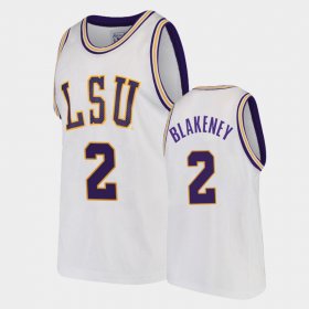 #2 Antonio Blakeney College Basketball LSU Men's White Jersey 748856-921 #2 Antonio Blakeney College Basketball LSU Men's White Jersey 748856-921