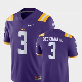 #3 Odell Beckham Jr Game LSU College Football Men Purple Jersey 743253-248 #3 Odell Beckham Jr Game LSU College Football Men Purple Jersey 743253-248