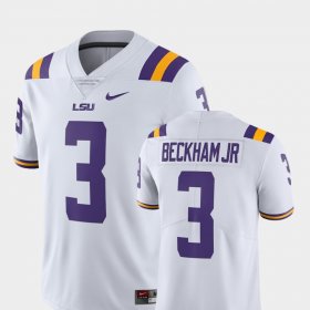 #3 Odell Beckham Jr College Limited Football LSU Alumni Mens White Jersey 509273-511 #3 Odell Beckham Jr College Limited Football LSU Alumni Mens White Jersey 509273-511