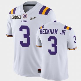 #3 Odell Beckham Jr Game LSU Tigers 2020 Football Mens White Jersey 953328-181 #3 Odell Beckham Jr Game LSU Tigers 2020 Football Mens White Jersey 953328-181