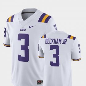 #3 Odell Beckham Jr Alumni Football Game Tigers Player Mens White Jersey 360119-742 #3 Odell Beckham Jr Alumni Football Game Tigers Player Mens White Jersey 360119-742