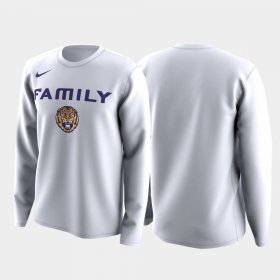Family on Court Tigers March Madness Legend Basketball Long Sleeve Mens White T-Shirt 388174-124 Family on Court Tigers March Madness Legend Basketball Long Sleeve Mens White T-Shirt 388174-124